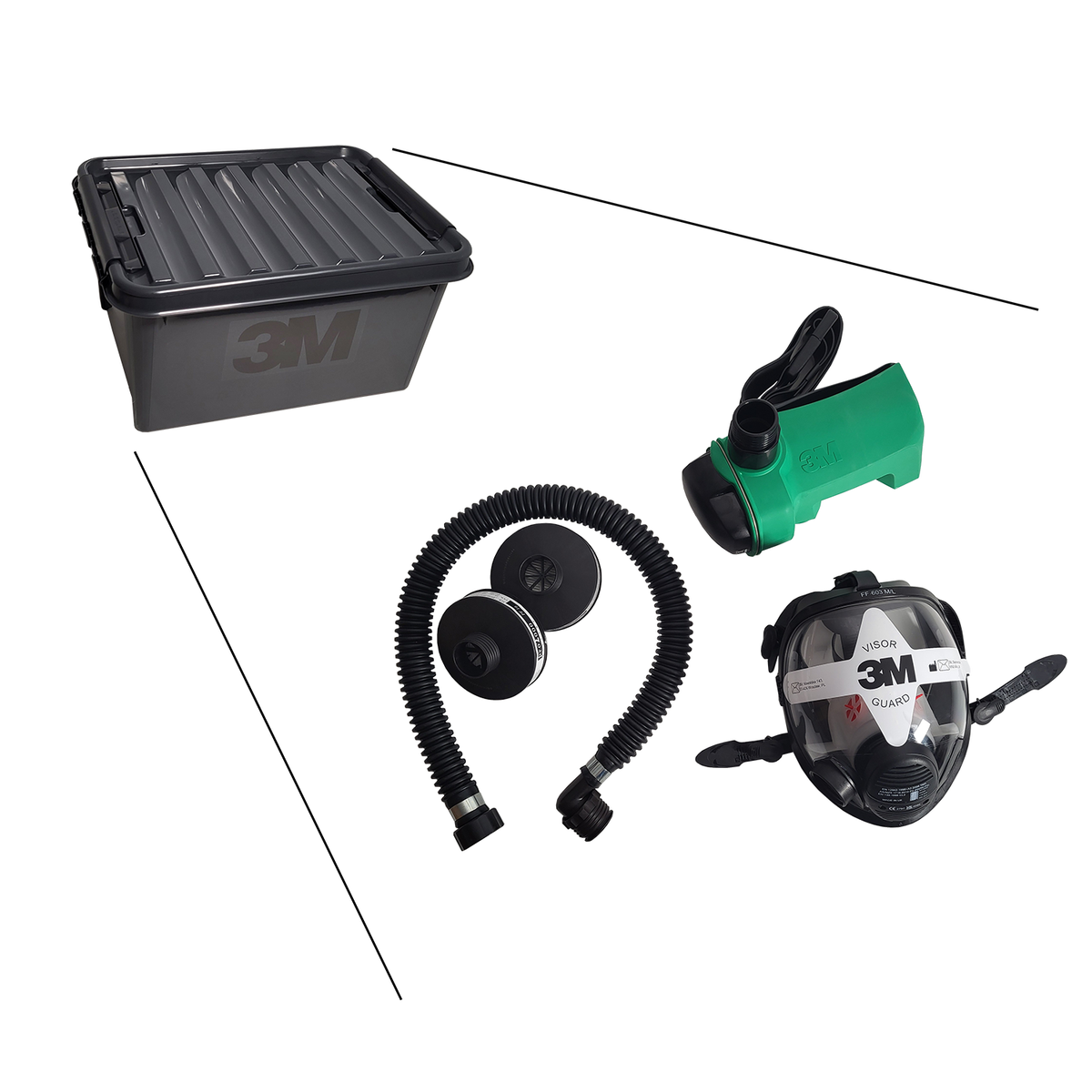 3M Proflow Kit with RFF4000 Mask Ready-Pak Kit (80 cm Hose)