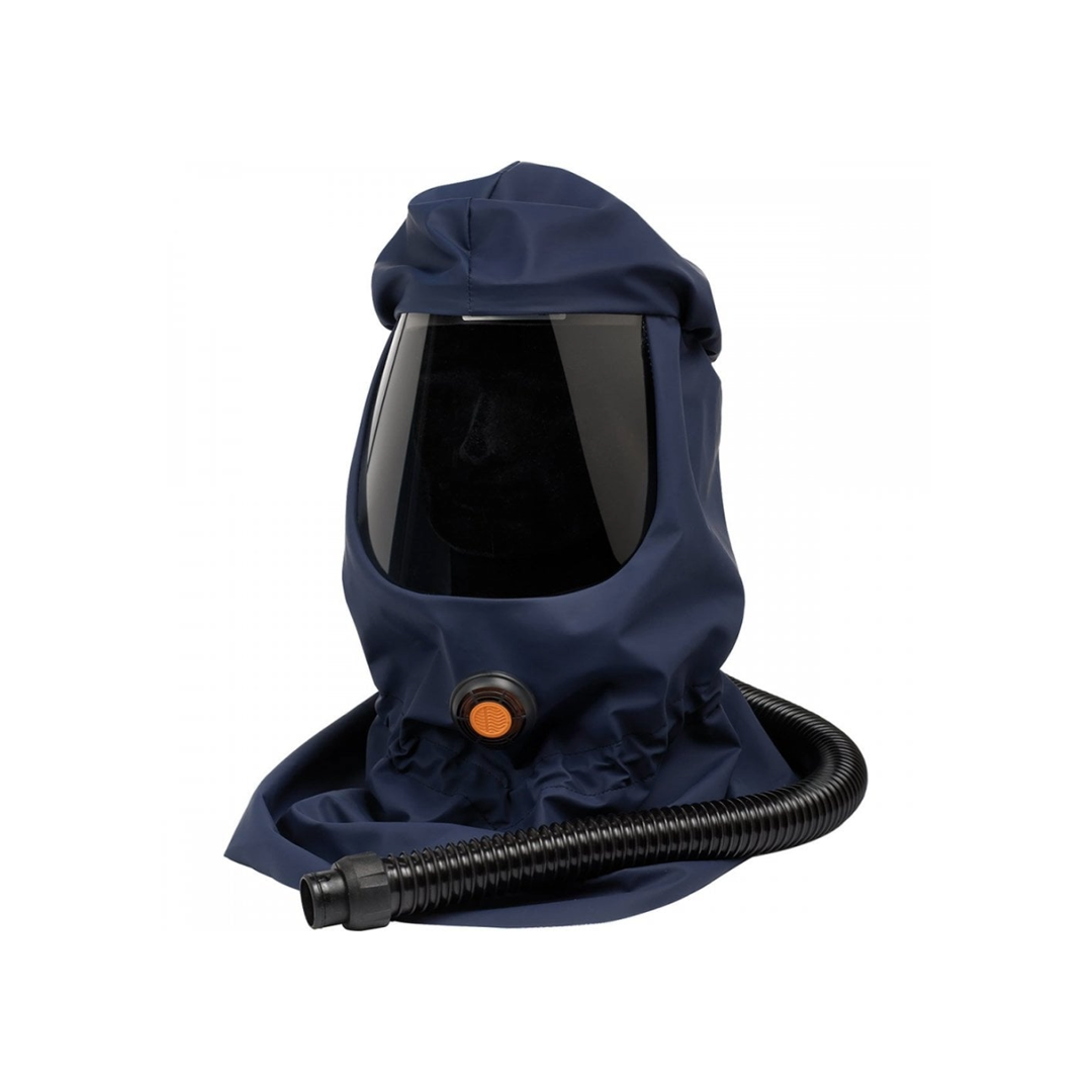 Sundström SR 530 Respirator Hood With Neck Cape and Breathing Tube