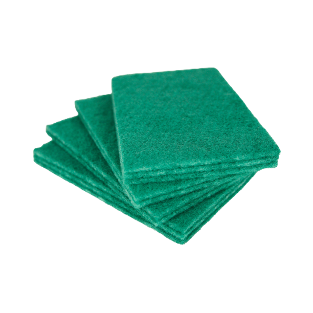 Green Scouring Pads (Pack of 10)