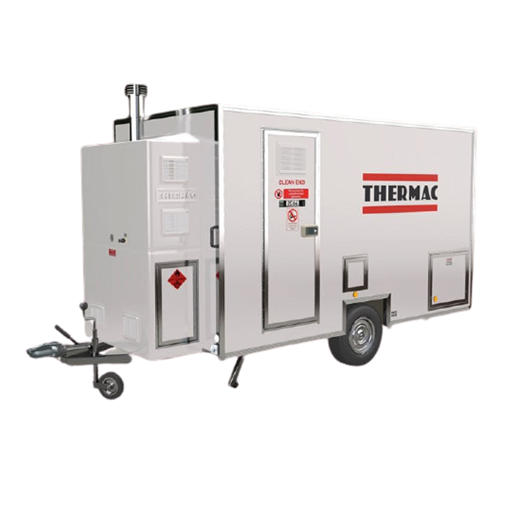 Twin Shower Self-Contained Decontamination Unit